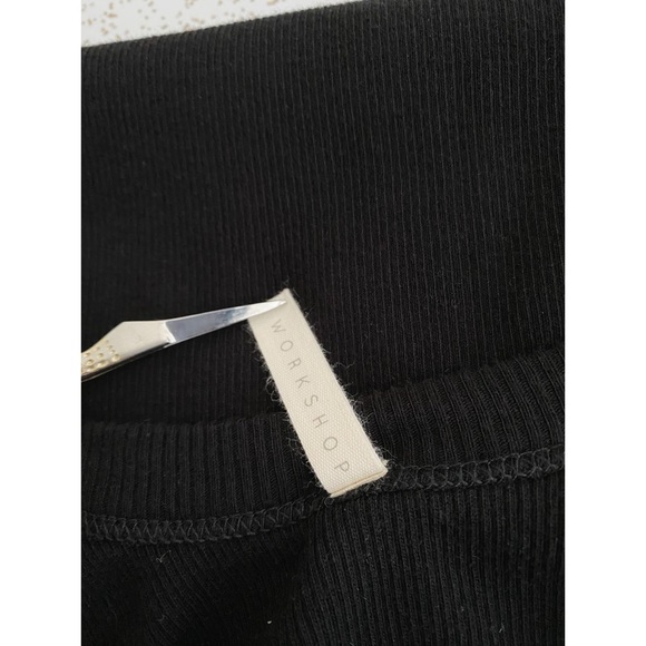 NWOT Botanica Workshop Rhea Rib Dress // Black Organic Cotton - Picture 11 of 13